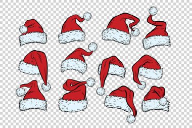 Noel şapka Noel Baba ayarla