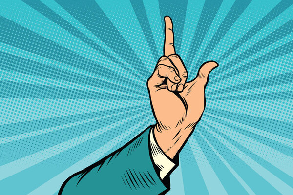 Указательный жест вверх
