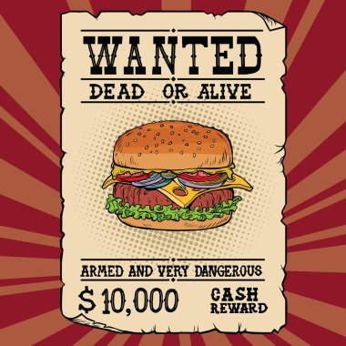 Ölü ya da diri Burger lokanta istedim