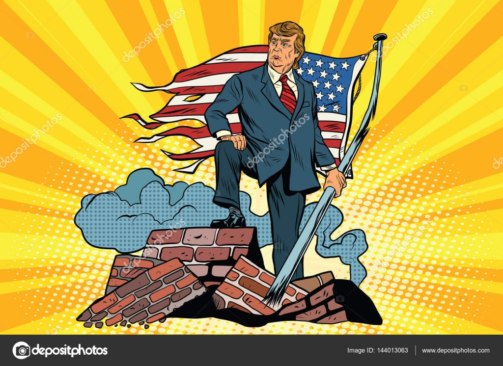 Donald trump cartoon Vector Art Stock Images | Depositphotos