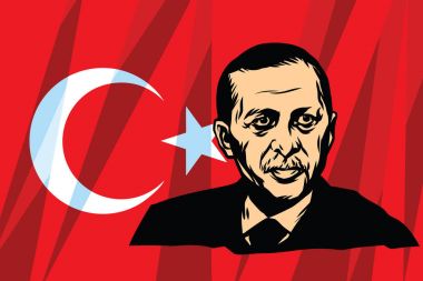 Türk Başkan Recep Tayyip Erdoğan