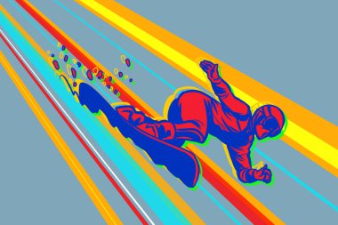 büyük slalom snowboard, kış sporları