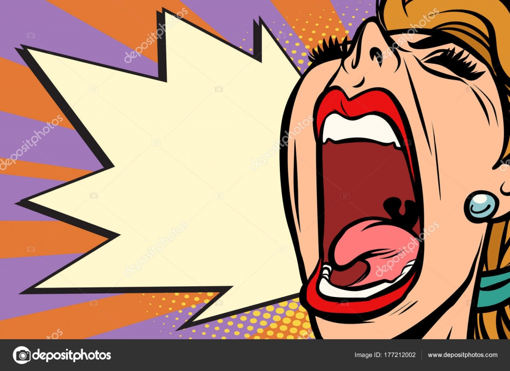 Amazed Face Clipart Yelling