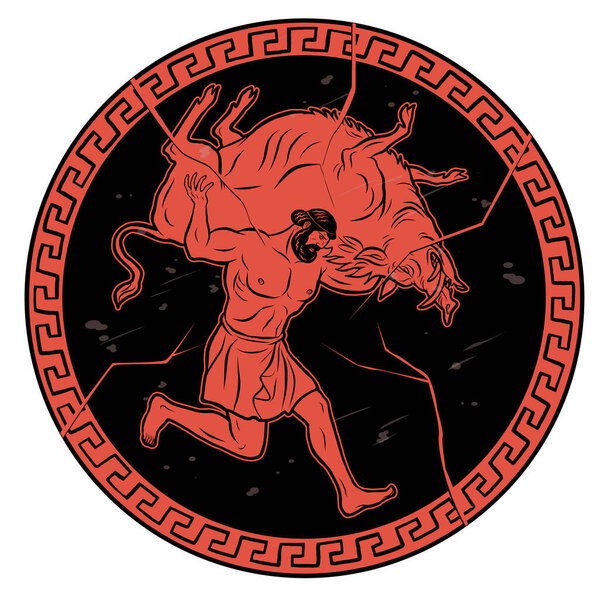 Erymanthian Boar. 12 Labours of Hercules Heracles