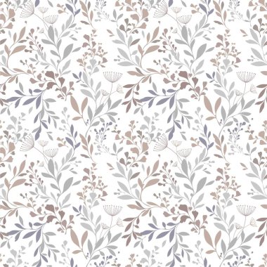 Basit, pürüzsüz çiçek desenleri. Pastel renklerde ve beyaz arka planda çiçek desenleri. çocuklar için desen