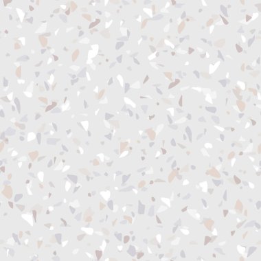  Vektör üzerinde kusursuz terrazzo deseni 
