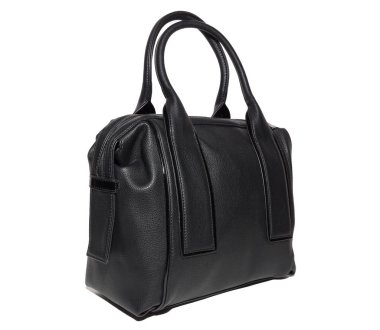 Beyaz bir arka planda kadın çanta