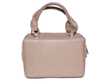  Beyaz bir arka planda kadın çanta