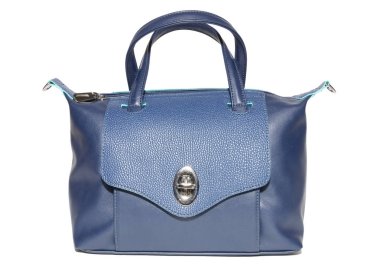 Beyaz bir arka planda kadın çanta