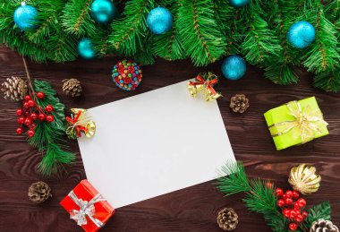 Oyuncaklarla Noel arkaplanı