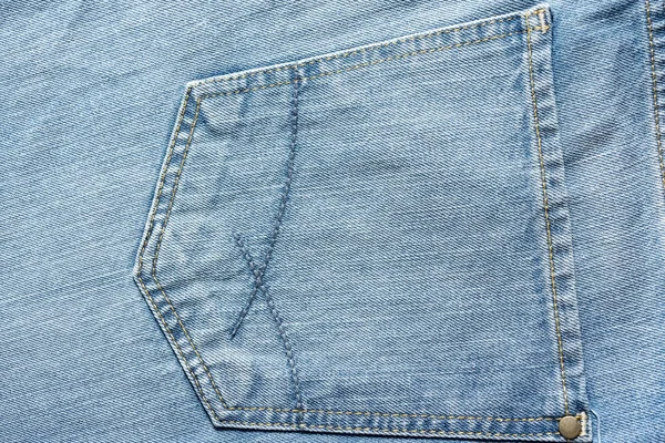 Texture of blue jeans — Stock Photo, Image