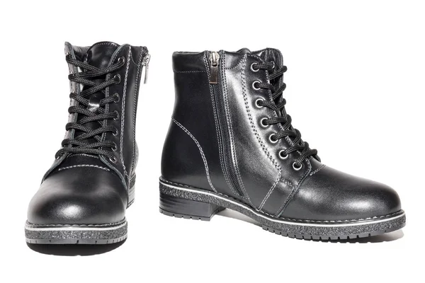 Kadın kış deri ayakkabı