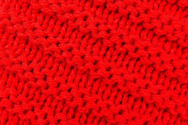 kırmızı renk için örgü doku