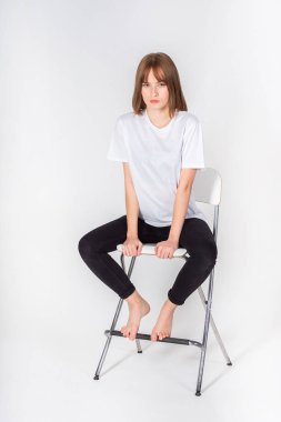 Kız model Stüdyo güzelliği fotoğrafı