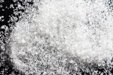 Siyah arkaplanda şeker