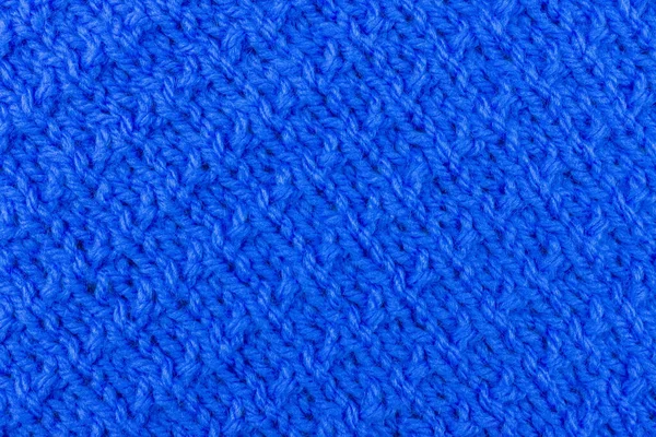 Fundo Malha Textura Tricotada Uma Amostra Tricô Padrão Tricô — Fotografia de Stock