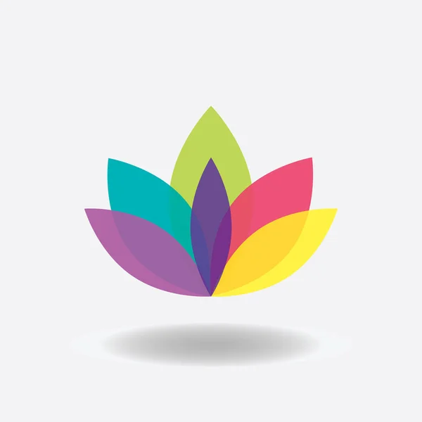 Çiçek ikonu. Lotus Spa logo tasarımı