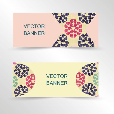 Kartvizit şablonu. Kabile tarzında vektör illüstrasyonu