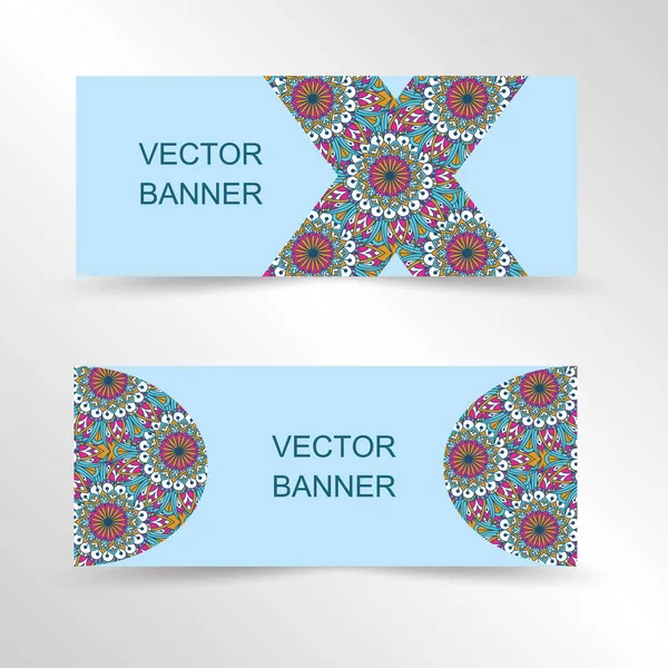 Set of geometric banner, website banner template design. Landing page design , promotion banner , advertising. Easy to use and customize. Vector Illustration