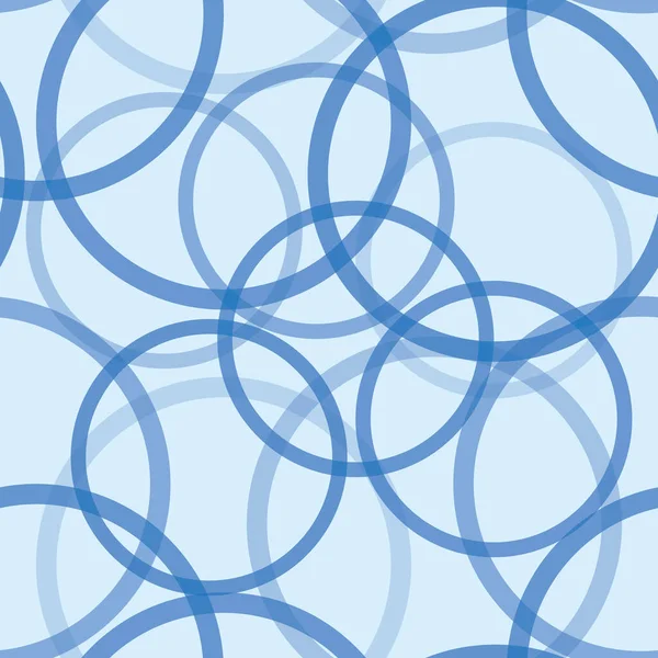 Abstrakte kreisförmige nahtlose Muster mit unterschiedlicher Transparenz — Stockvektor