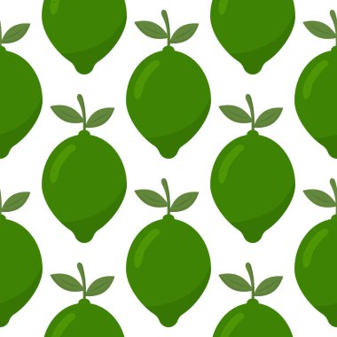 Limonsuz vektör deseni. Meyve arkaplanı. vektör illüstrasyonu