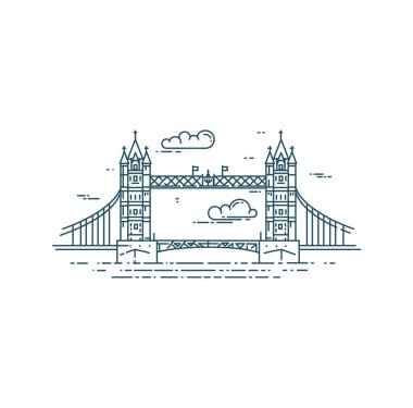Londra 'daki kule köprüsü.