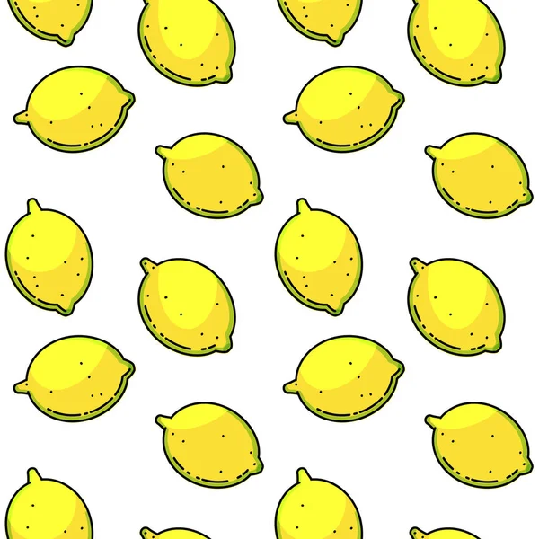 Vektör limon ile seamless modeli