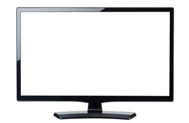 boş ekran monitör TV izole