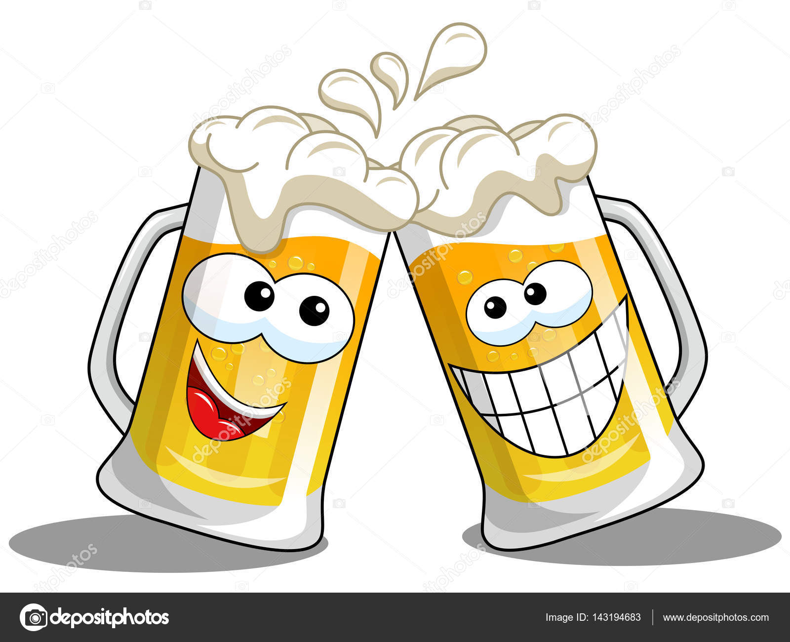 Cartoon beer mugs cheers isolated Stock Vector Image by ©canbedone #143194683 Cartoon beer mugs cheers isolated Stock Vector Image by ©canbedone #143194683