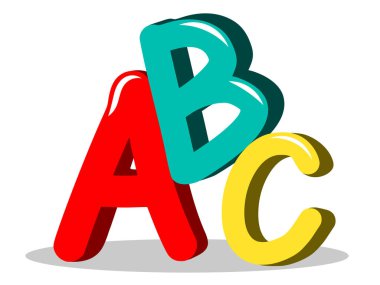 Abc izole sembolleri öğrenme