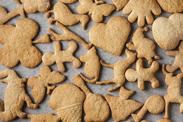 Bandeja para hornear galletas caseras — Foto de Stock