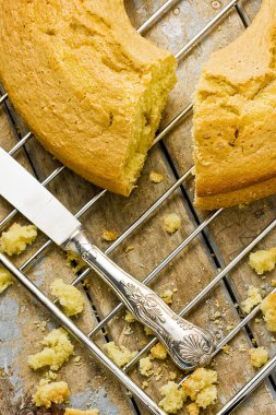 Bütün melek gıda pasta fırın raf gümüş kn yanındaki üzerinde kapat