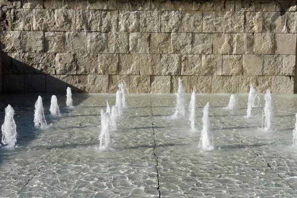 Founatins Rome Ara Pacis Museum — Stock Photo, Image