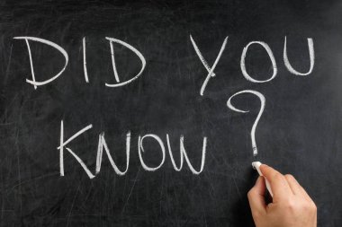 El yazısı soru blackboard kara tahta biliyor muydunuz