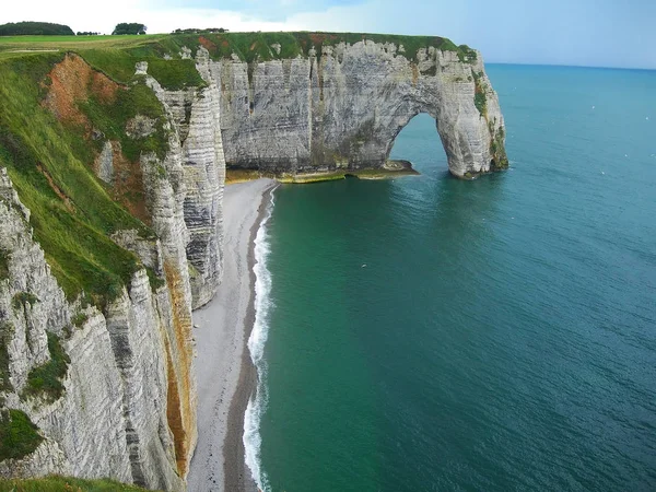 Cliffs at Etretat Normandy Fransa