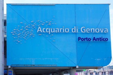 Acquario di Genova (İngilizce: Cenova akvaryum) ana entran