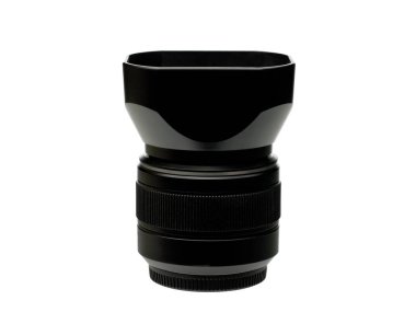 lens üzerinde beyaz izole