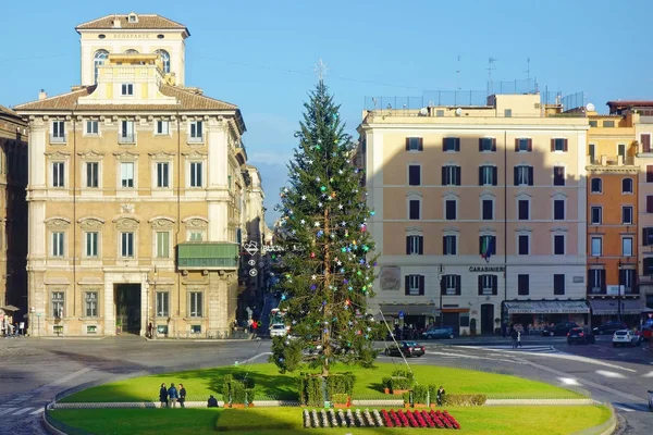 Venice kwadratowych Boże Narodzenie Boże Narodzenie czas Rome — Zdjęcie stockowe