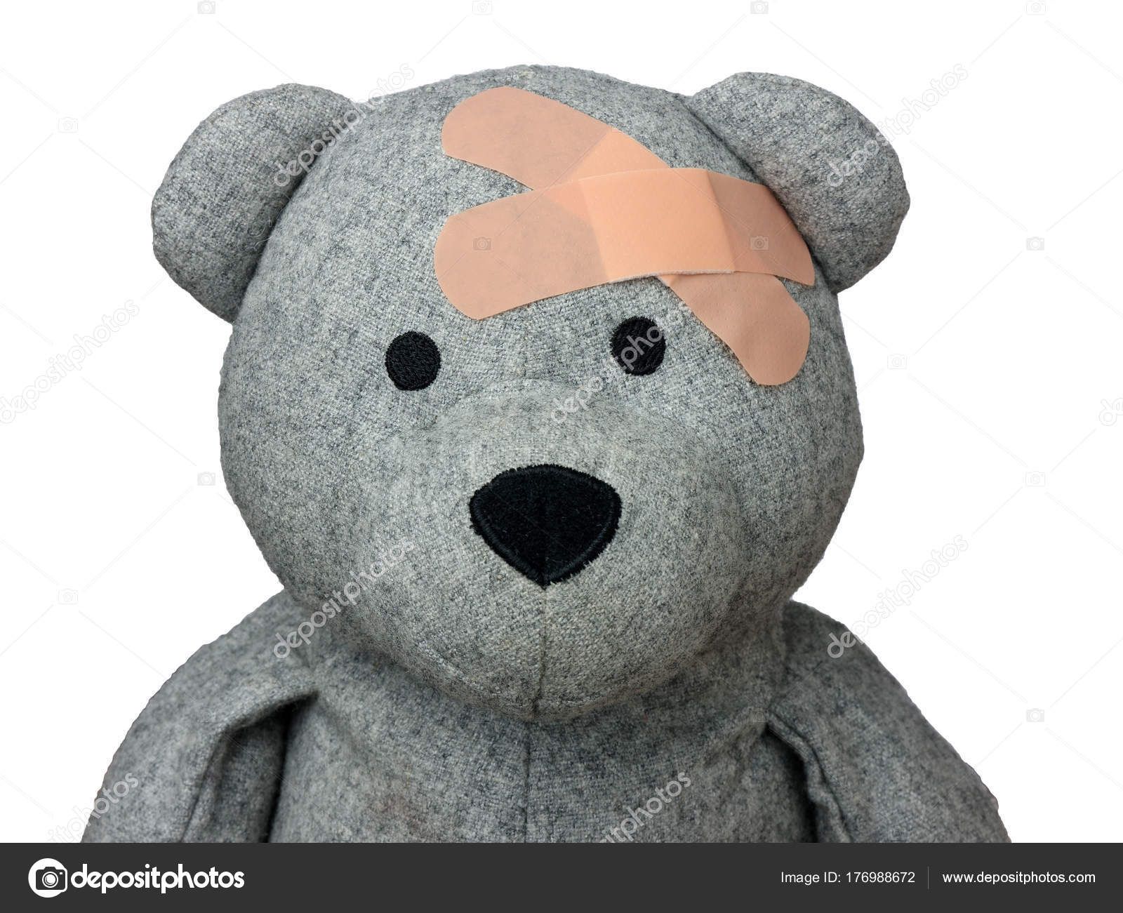 injured teddy bear