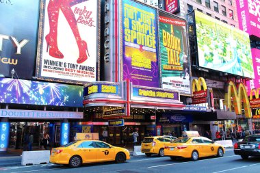 Şehir merkezindeki Broadway Manhattan New York city