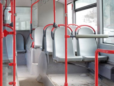 Boş koltuk toplu taşıma iç atış otobüs
