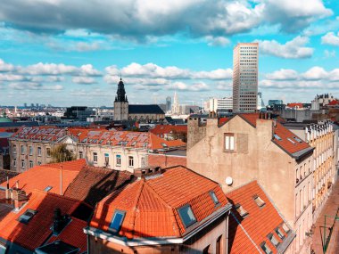 Bruxelles Belçika 'nın hava manzarası