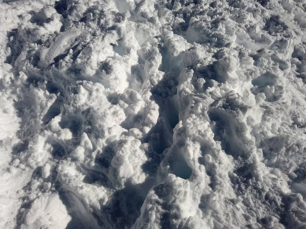 Λευκό Φρέσκο Πεσμένο Χιόνι Φόντο — Φωτογραφία Αρχείου