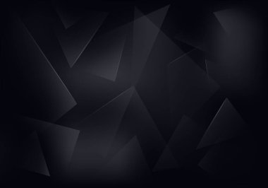 Kırık Cam Vektörü Kara Arkaplan. Gece Partisi Posterleri, Afişler ve Reklamlar İçin Karanlık Soyut Bant.