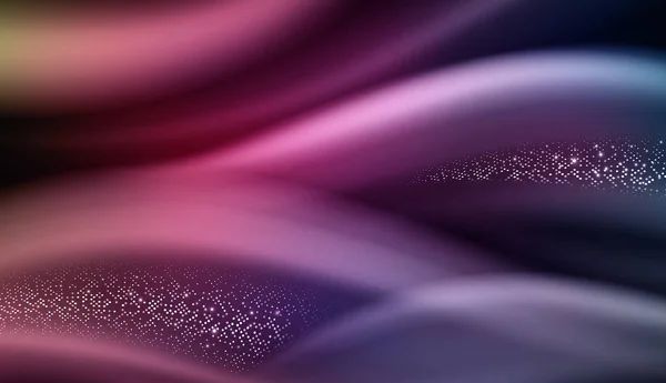 病媒的神秘紫色背景。 烟蒸气、云气流、带闪光的液体 — 图库矢量图片
