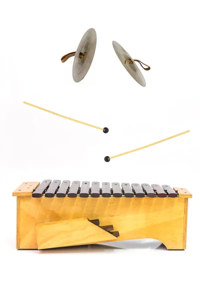O xilofone e o címbalo — Fotografia de Stock