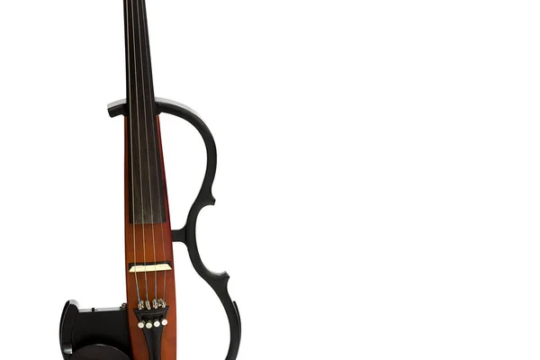 Violino elettrico isolato — Foto Stock