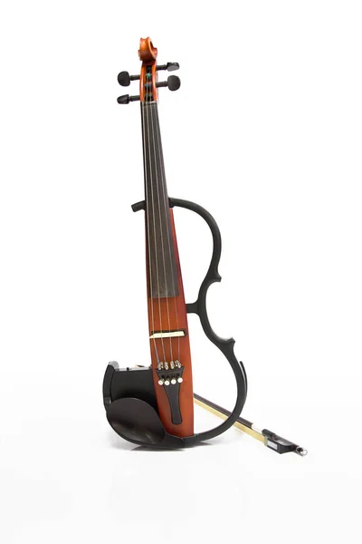 Violino elettrico isolato — Foto Stock