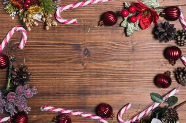 Süslemeli Noel arkaplanı