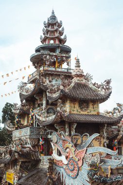 Linh Phuoc Pagoda in Da Lat, Vietnam.